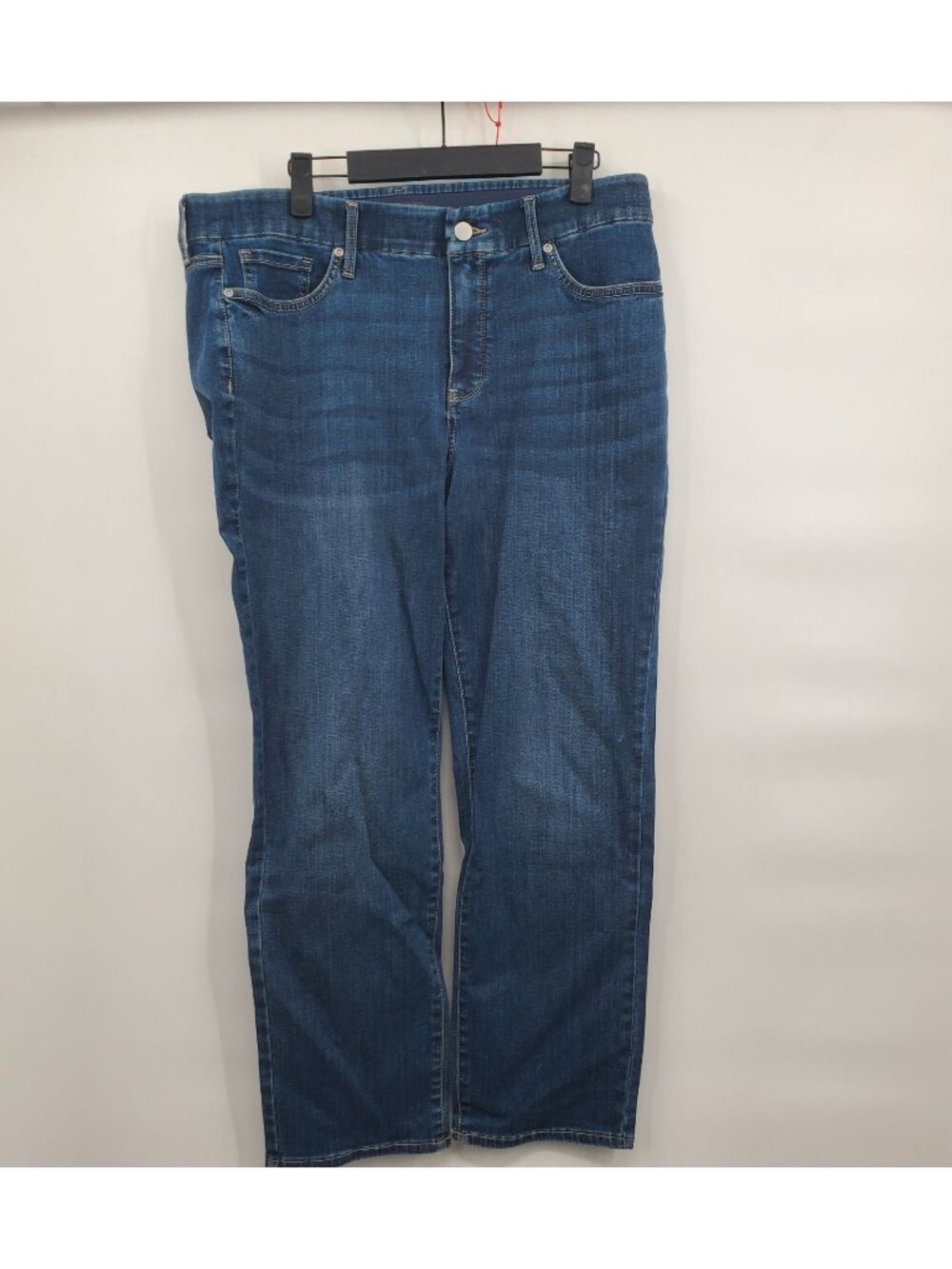 NYDJ High Rise Sheri Slim Straight Jeans Denim Pants Women Size 10 NWT